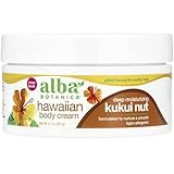 Alba Botanica Kukui Nut Body Cream, 6.5 Ounce (Multi-Pack)