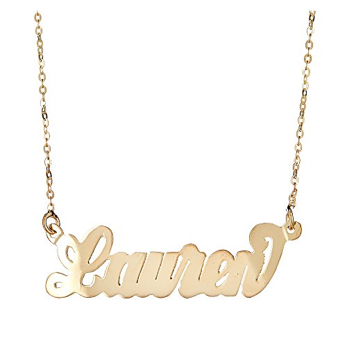 Personalized 14K Gold Plated .925 