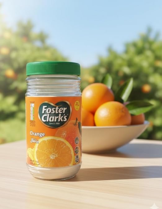 Foster Clark's Orange Flavoured Drink Mix Powder, 750g Jar, Instant Beverage Mix, 31 Servings-image-23