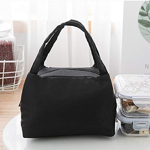 Thredn Lunch Box Portable Lunch Bag Thermal Insulated Lunch Box Insulated Canvas Box Tote Bag Tote Cooler Food Bags Container Storage Bags (Color : White) #TOP2