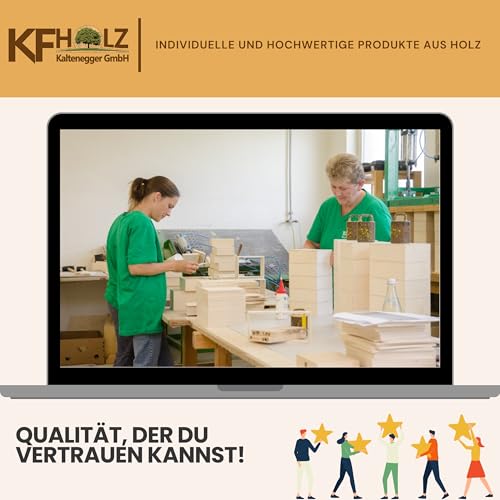 Foto von KF-Holz 6er Bierträger mit Druck Männerhandtasche, Sixpack, Flaschenträger