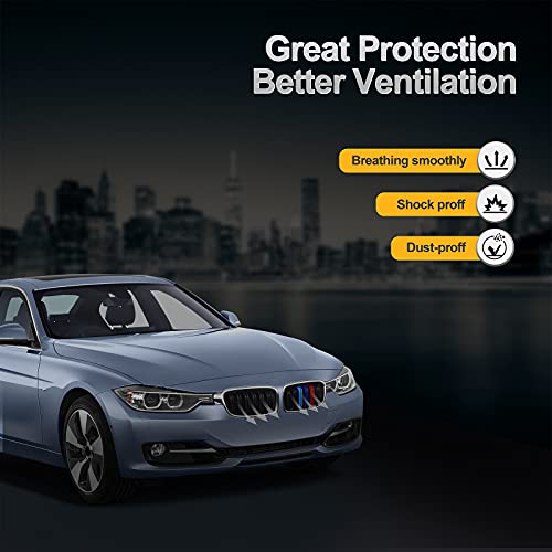 ATPOEN F30 Grille Grill for BMW 3 Series F30 F35 F31 320i 328i 330i 340i 2012-2018, M-Color, ABS, Polystyrene (HIPS), Car, Automotive Grilles, Bolt-On, Replacement, Vehicle Grille, Grille by ATPOEN - Image 4