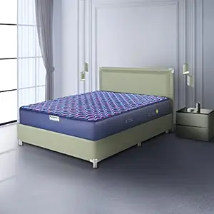 Hypnos Caspio Ortho 6 Inch Medium Firm Single Size Bonnell Spring Mattress Navy Blue (72X36X06)
