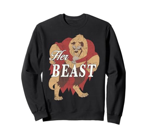 Sweat Couples Her Beast Disney le cadeau d'anniversaire parfait pour amoureux