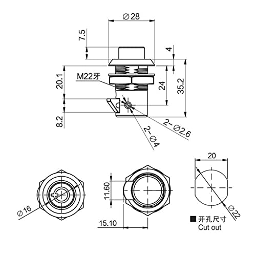 Serrure de machine de jeu d'arcade MS064 pour restaurer vos consoles rétro - 4