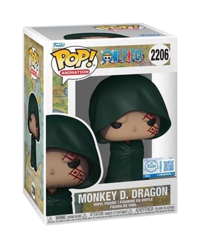POP! Animazione: One Piece - Monkey D. Dragon Chrono Toys pre-rilascio adesivo protettivo