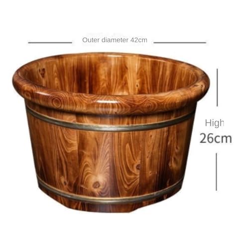 Balde de Madera para Lavado de Pies 42x26 cm miniatura 2