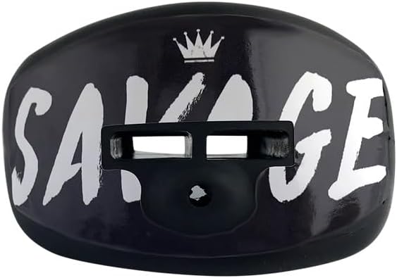 Miniatura 7 de DAMAGE CONTROL Boquilla para chupete  Protector bucal de fútbol con correa para casco, protege los dientes, la mandíbula y la boca  Pieza bucal para