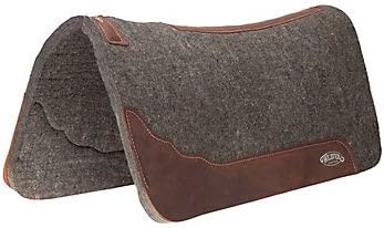 Weaver Equine 30X30 Gray Contoured Felt Saddle Pad, 3/4", Gray