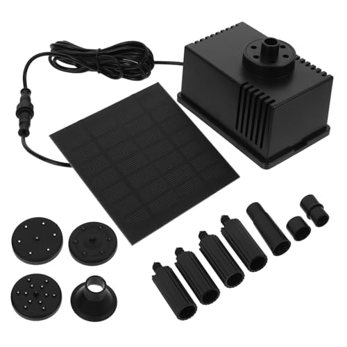 UKCOCO Solar Fountain Pump Floating Fountain Pump 180l/h for Outdoor Use Bird Bath