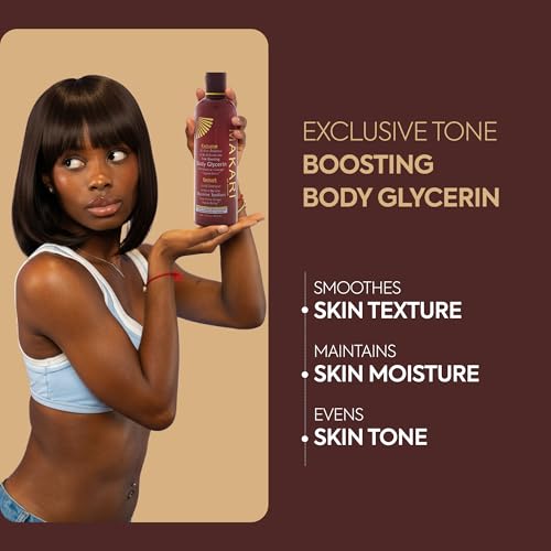 Makari Exclusive Active Intense Tone Boosting Body Glycerin (16.8 oz) | Skin-Brightening Body Glycerin | Moisturizes and Softens | Supports the Look of Even Skin Tone | for Most Skin Types