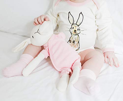 Babysoy Jane Goodall Long Sleeve Animal Pattern Bodysuit/Onesie3