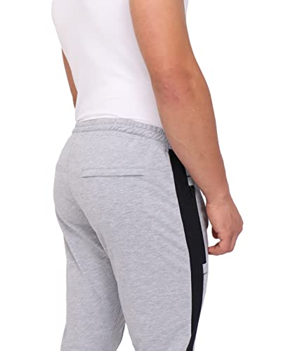 SCR SPORTSWEAR Tall Jogger Sweatpants for Men - Mens Athletic Pants with Zipper Pockets4