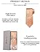 DiBanGu Paisley Ties for Men Silk Necktie and Pocket Square Cufflinks Tie Clip Set Woven Classic Mens Tie for Wedding Party, Coral Orange