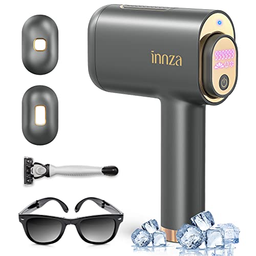 Laser Hair Removal Device For Women And Men,Sapphire Ice Compress Ipl Hair Removal Permanent Upgraded 999,999 Flashes,Depiladora Laser For Facial,Bikini,Leg,Body #TOP3