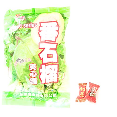 Classic Series Guava Candy 3 Pack (350 grams) And 1 Hot-Kid Milk Chewy Candy 1 Strawberry Lucky Candy
