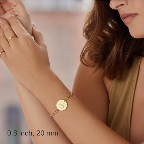 Medical Alert ID Bracelet for Women, Stylish Adjustable Customized Medic Jewelry 18k Gold Rose Silver, Personalized Engraving, Hypoallergenic, Waterproof, Includes Gift Box & Med ID Wallet Card2