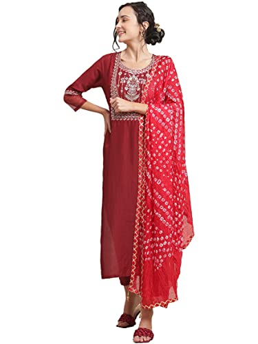 Kurta Set für Frauen mit Dupatta Indian Designer Partywear Kurti Top Cover