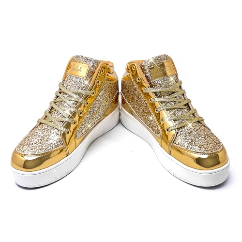 Image of IGxx Women Platform Glitter Sparkly Dressy Sequin Disco Sneakers