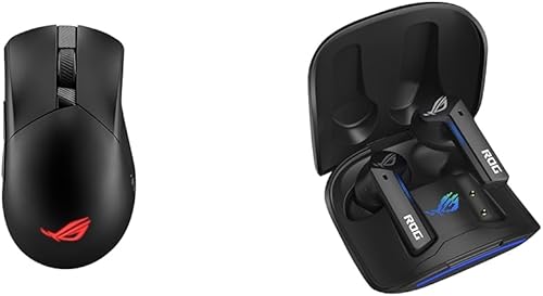 Miniatura 9 de ASUS ROG Gladius III - Mouse inalámbrico AimPoint para juegos conectividad 24GHz RF Bluetooth cableado sensor 36000 DPI 6 botones programables ROG