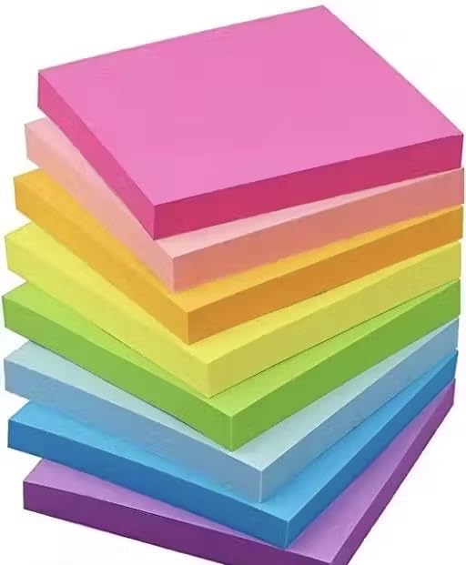 Hoatzin 400 Sheets (5 Mix Colors * 80 Sheets Each Color) Fluoresc...