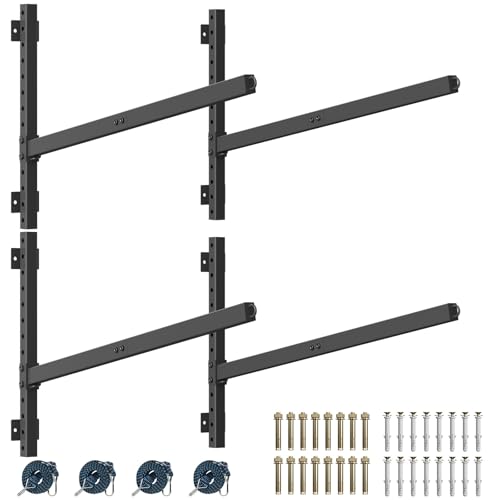 YAJONUE Kayak & Paddle Board Wall Mount Storage Rack