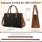 Lubardy Purses for Women Top-Handle Handbags Waterproof Womens Handbags Crossbody Anti Theft Tote Purse Ladies Bags for Women
