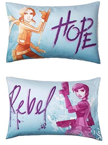 Jay Franco Star Wars Forces of Destiny Pillowcase, Purple