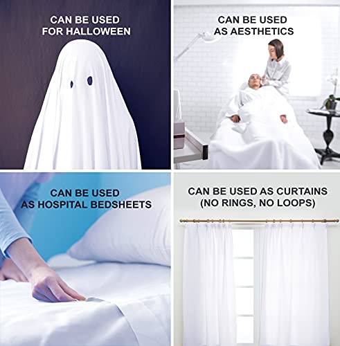 Oakias Twin Flat Sheets White – Pack Of 2 Top Sheets For Bed – Soft Brushed Microfiber Fabric – Shrinkage & Fade Resistant – Ideal For Hotels And Hospitals – Machine Washable #TOP1