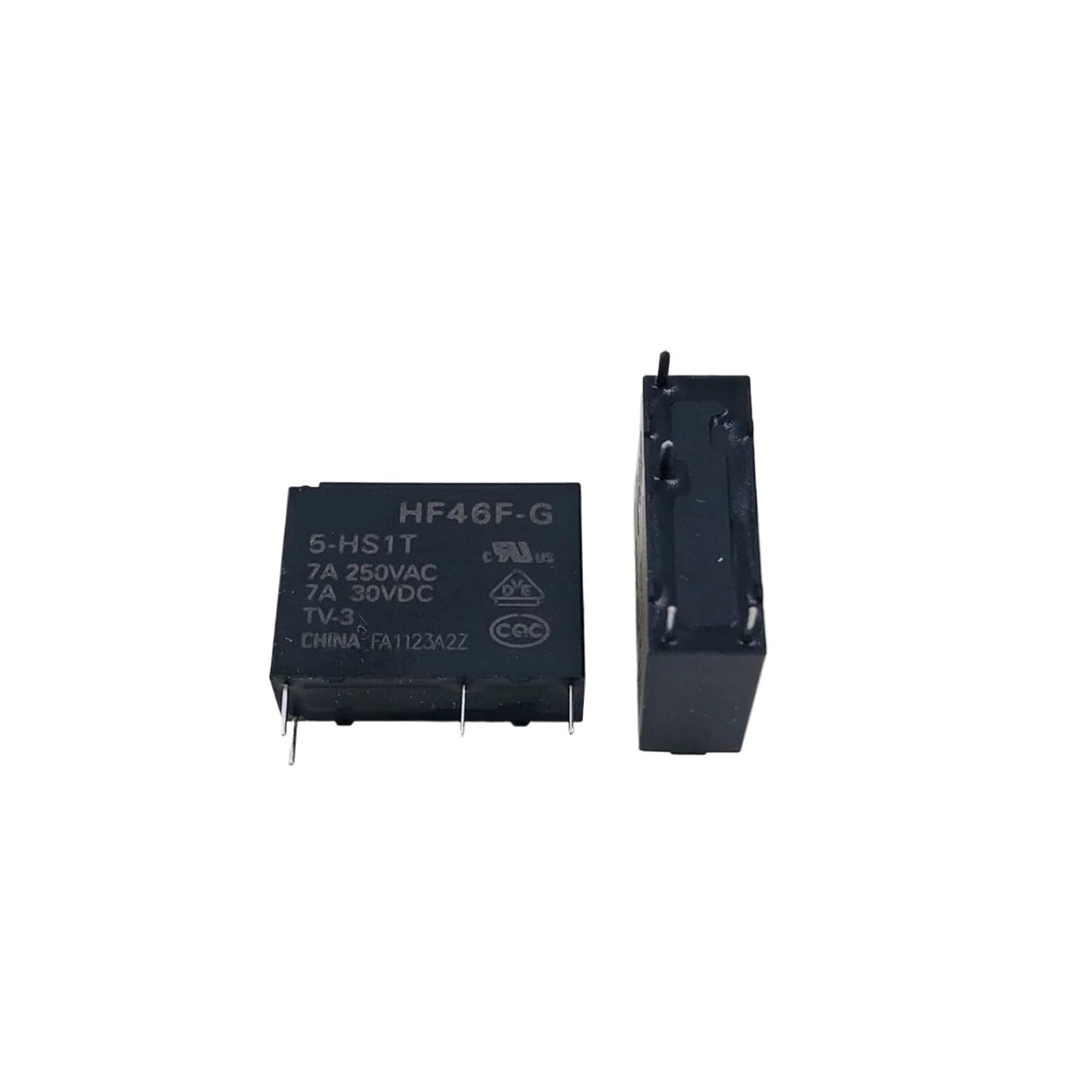 HF46F-G-5-HS1T HF46F-G-5-HS1T HF46F-G-5-HS1T 005VDC Normally Open 4-pin 7A250VAC Ultra Small Medium Power Relay 1Pcs
