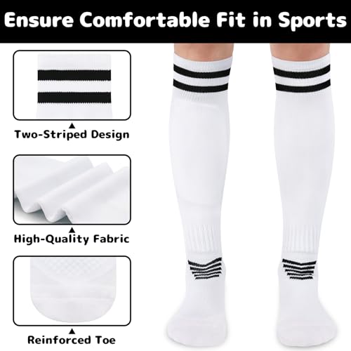 Image of Olreco Kids Soccer Socks Youth Baseball Socks Men Women Softball Sock for Girls Boys Football Sock Men Team Sports Accessory