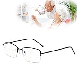 AHSRW Libiyi Intelligente Lesebrille, Libiyi Intelligent Glasses, Libiyi Brille Gleitsichtbrille, Libiyi Intelligente Dual-fokus-Lesebrille, Libiyi Intelligent Reading Glasses (Black,2.5X)