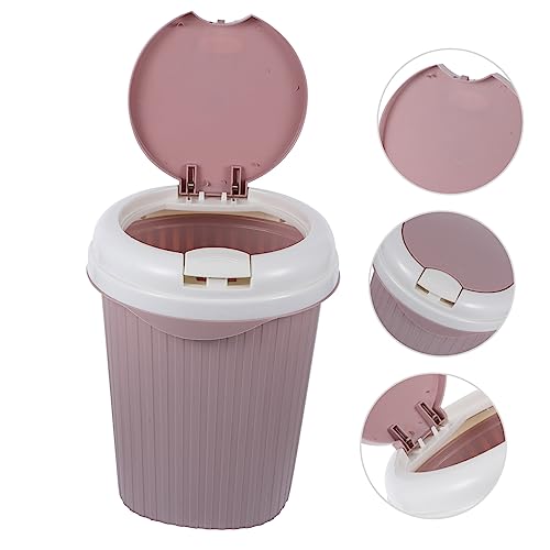 Basurero pequeño rectangular para cocina y oficina miniatura 2