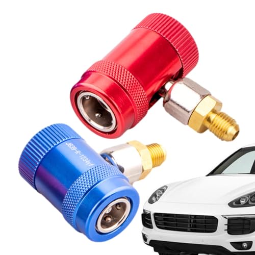 Adaptateur R1234Yf R134A – Valve Service, Connecteur Gaz | Raccords Charge Fluide Réfrigérant Clim Auto, Conversion Tuyauterie Air Conditionné, Compresseur Entretien Système Refroidissement – vue 8
