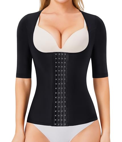 Corsé de entrenamiento de cintura para diario con moldeador de brazo y control abdominal