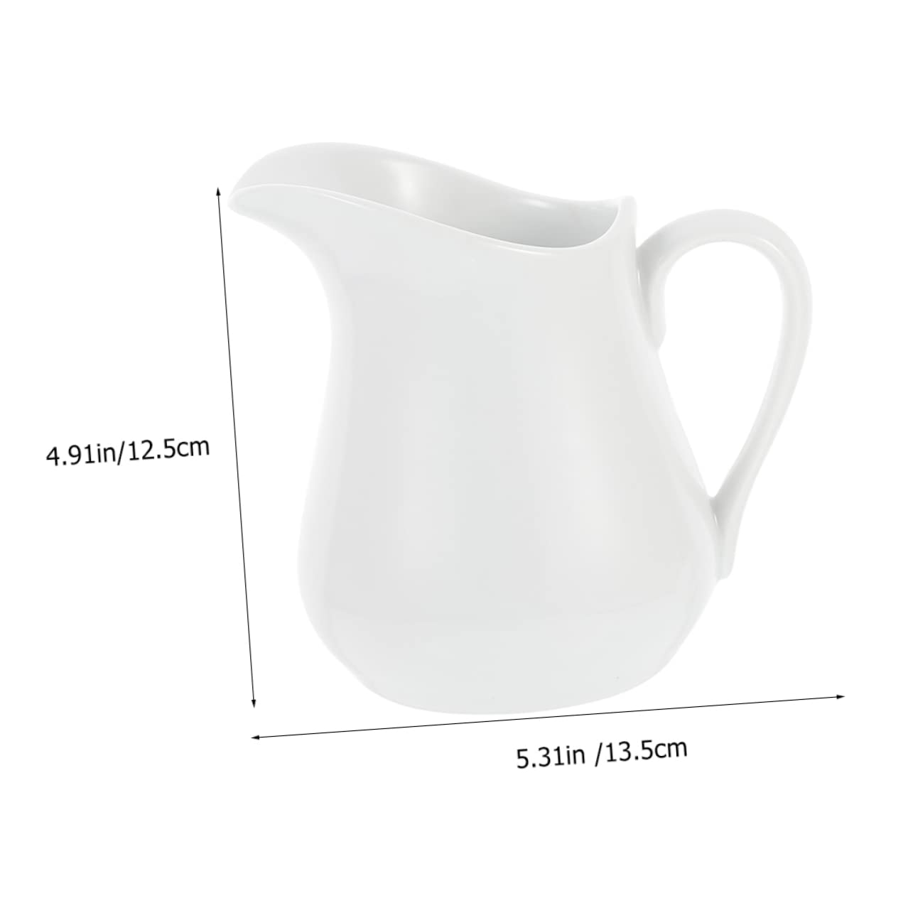 Unomor Ceramic Milk Cup Coffee Shop Supplies Appetizer Kitchen Sauce Container Creami Water Bottle Jug Espresso Pot Espresso Pitcher Sauce Serving Pitcher Ceramic Pouring Creamer Ceramics