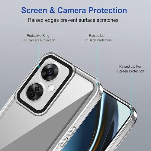 Amazon Basics Back Case Cover for OnePlus Nord CE 3 Lite 5G (TPU + PC_Transparent) - Image 6