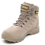 DEWALT Sharpsburg Men's Nubuck Leather, Lightweight, Steel Safety Toe, Work Boot, Stone, UK9 (EU43)