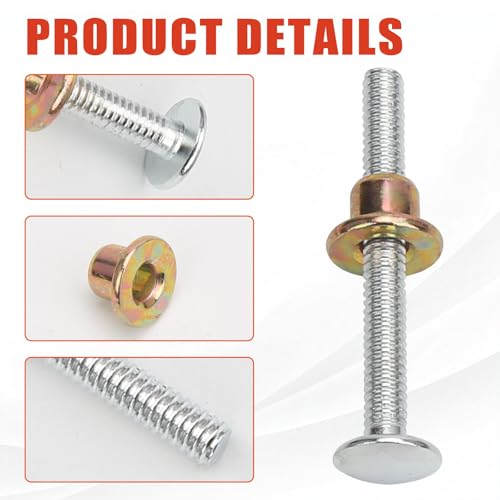 MGP98T-R6-10G MGCS-R6U 100Pcs 3/16" Medium Rivet Kit Fit for Peterbilt 379 Hood Main Panel and Flange Ring for Peterbilt 379 Huck and Collars by 66FIT - Used condition - Image 5