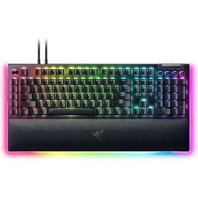 Razer BlackWidow V4 Pro Mechanical Gaming Keyboard, Green Tactile Switches