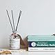 100 Stück Rattanstäbchen für Raumduft, 20 cm x 3 mm Diffuserstäbchen Rattan Reed Fiber, Aroma Diffuser Stäbchen für ätherische Öle im Home Office Hotel Spa (Natur, Schwarz)