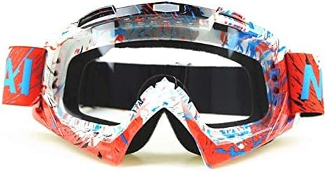 Amazon.fr : Lunette Moto Cross Gogles de moto en plein air Nordson Vélo  hors route Sport de ski hors route VTT Dirt Vélo Verres de course for  lunettes de motocross Masque Moto