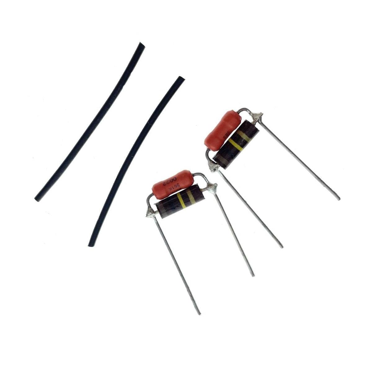 2PCS Guitar Treble Volume Bleed Circuit Kit SBE Cap Capacitor with Allen Bradley Resistance