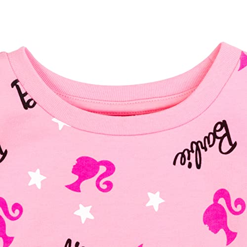 Barbie Little Girls Sweatshirt Pink 6-6X #TOP2