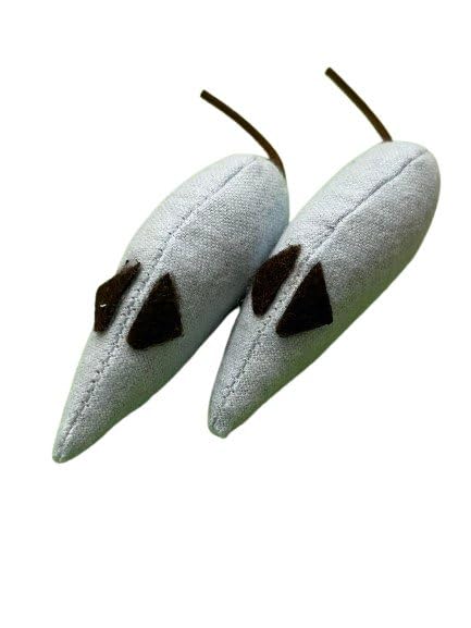 Zebedee's The Original Catnip Mouse 2 pack 2 Blue