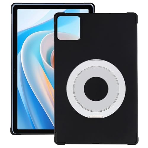 Coque ITEL VistaTab 10 10.1 2024 avec support de bureau noir et argent