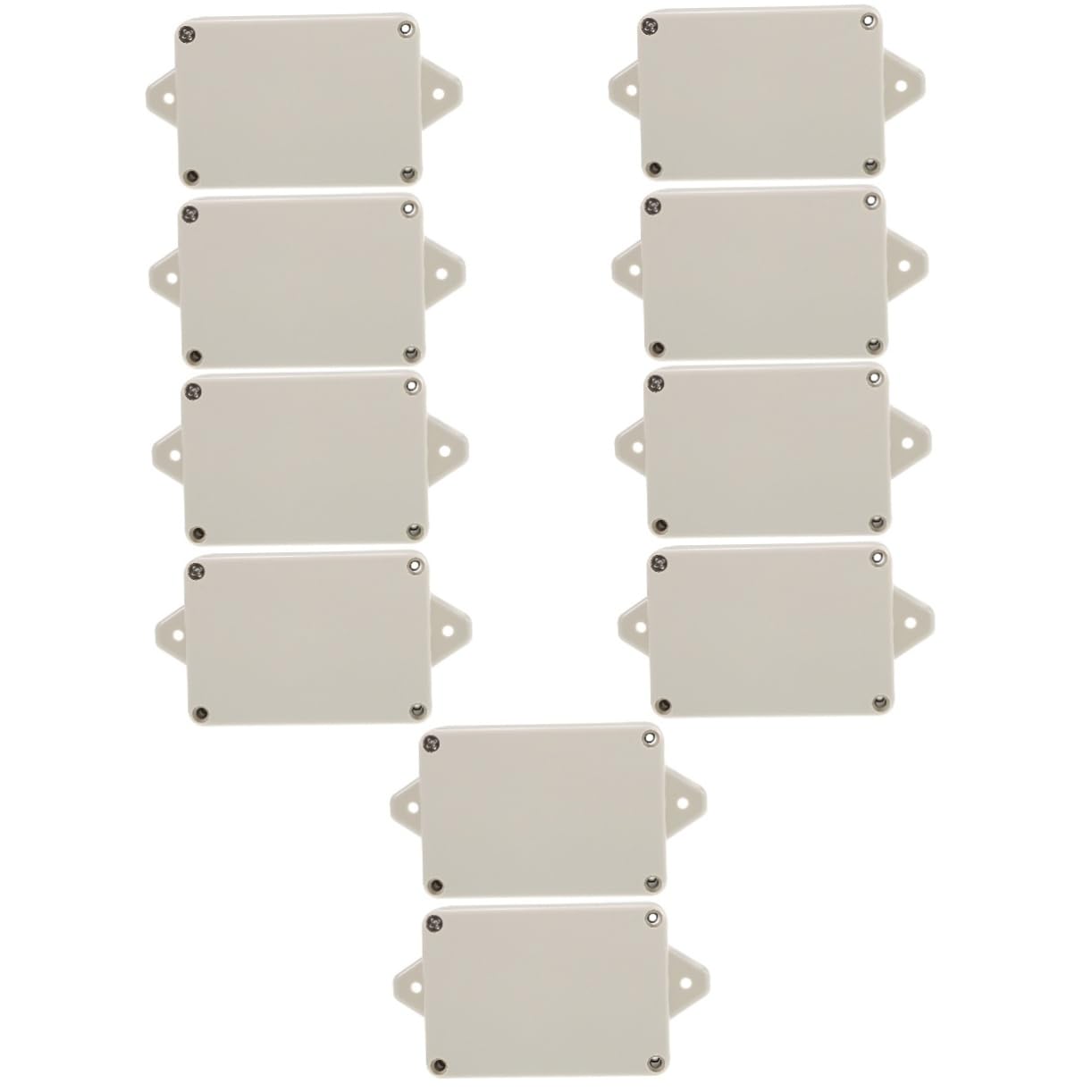 jojofuny 10pièces Boîte De Jonction Électronique Étanche Plastique Boîtier Durable Pour Équipements Électriques Installation Facile Utilisation Intérieure Et Extérieure