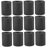 Schwarzes Toilettenpapier, 12 Stück 4 Ply Weiche saugfähige Toilettenrollen für Zuhause, Büro, Hotel