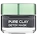 Price comparison product image L'Oreal Paris Pure Clay Black Charcoal Detox Face Mask, Deep Cleansing Skin Care All Skin Types 50 Ml