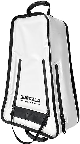 Buffalo Gear Kayak Fish Cooler Bag, 25in Portable Kayak Cooler for Caught Fish,Leak Proof Kayak Fishing Kill Bags with Shoulder Strap